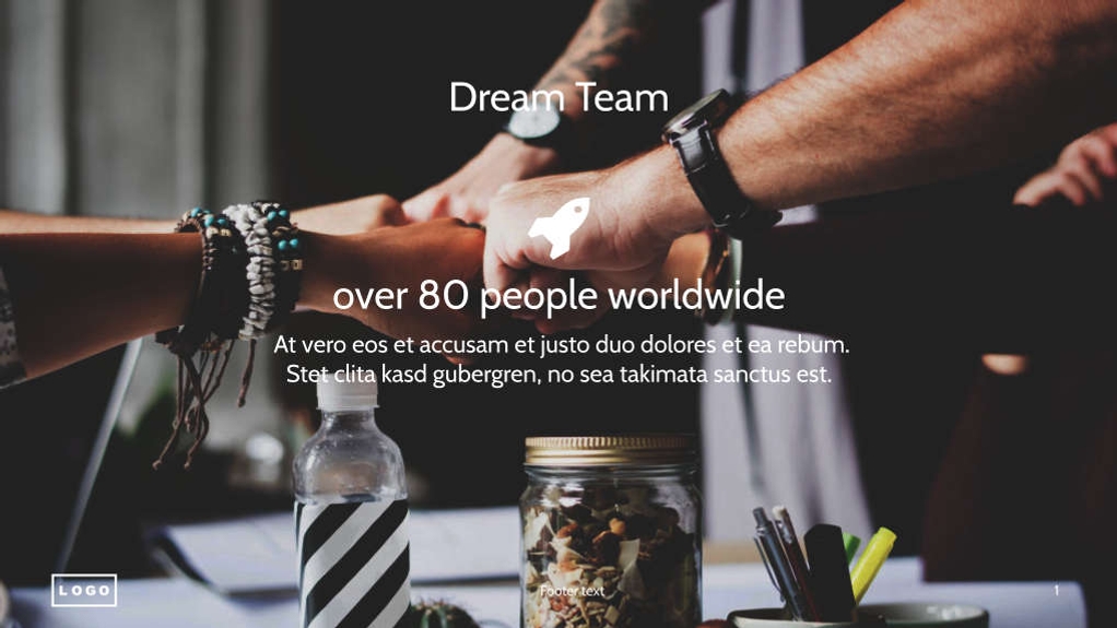 Free presentation pitch template