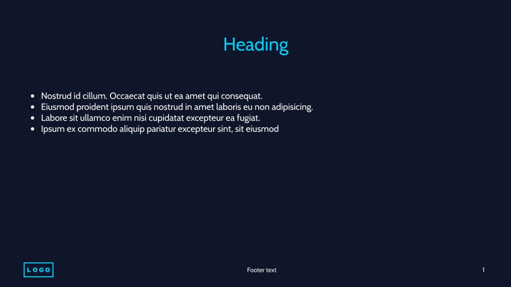 Free presentation pitch template