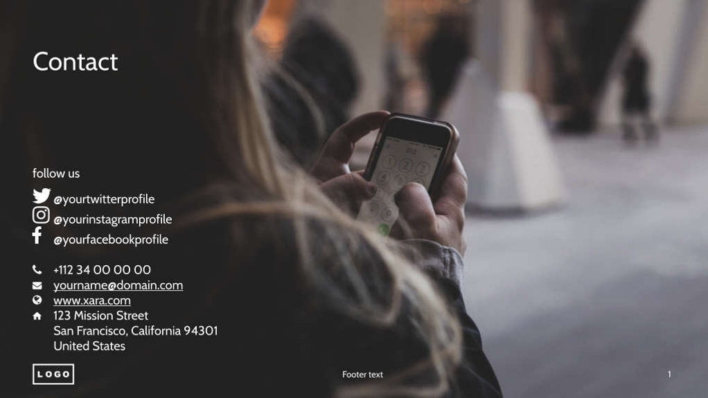 Free presentation pitch template