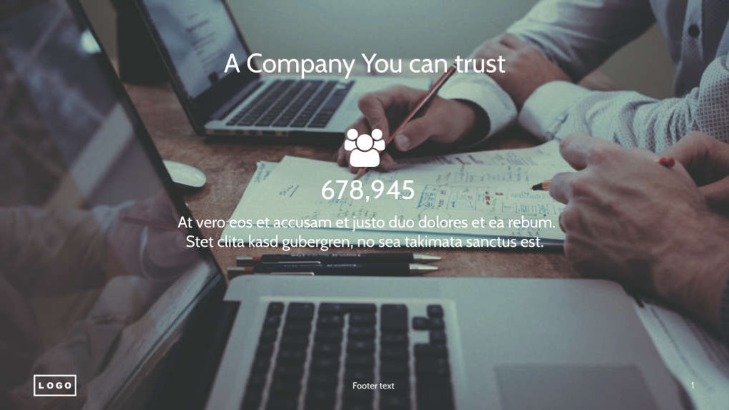 Free presentation pitch template
