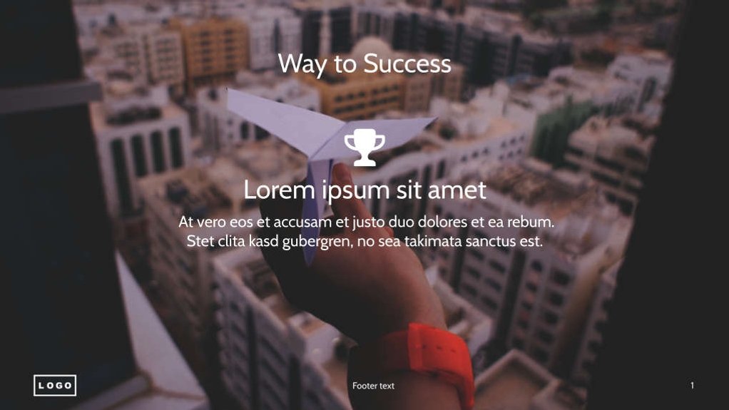 Free presentation pitch template