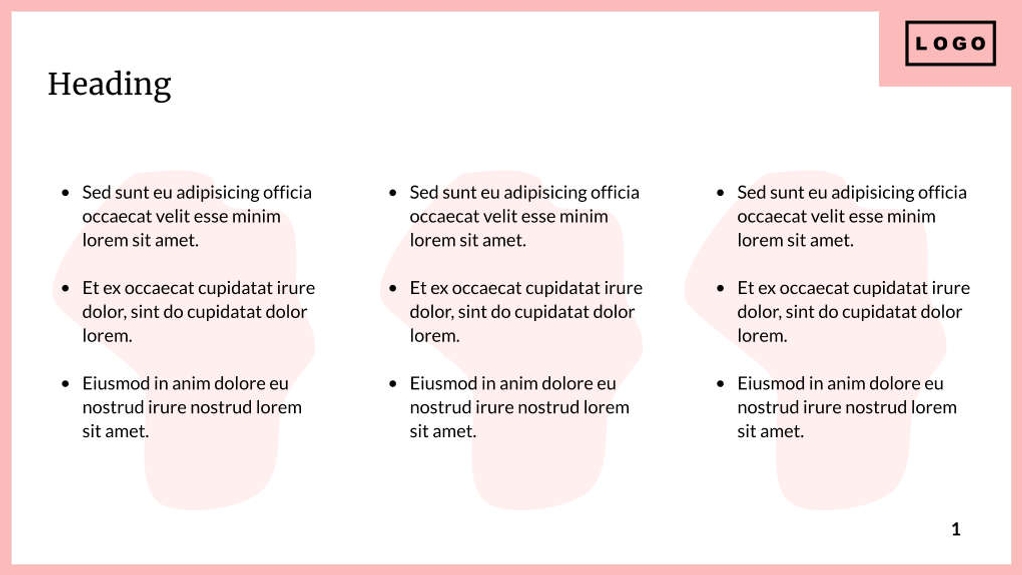 Free presentation restaurant template