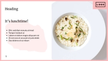 Free presentation restaurant template