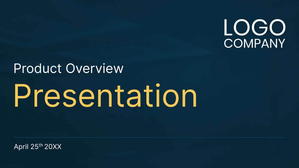 Free präsentationen sales product overview template