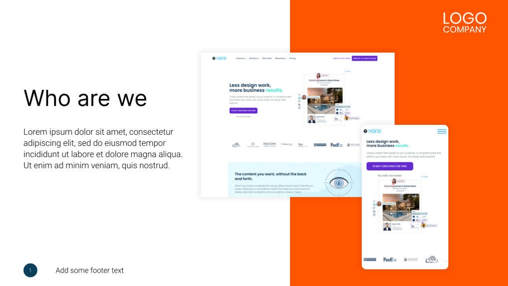 Free präsentationen sales product overview template