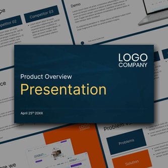 Free presentation sales product overview template