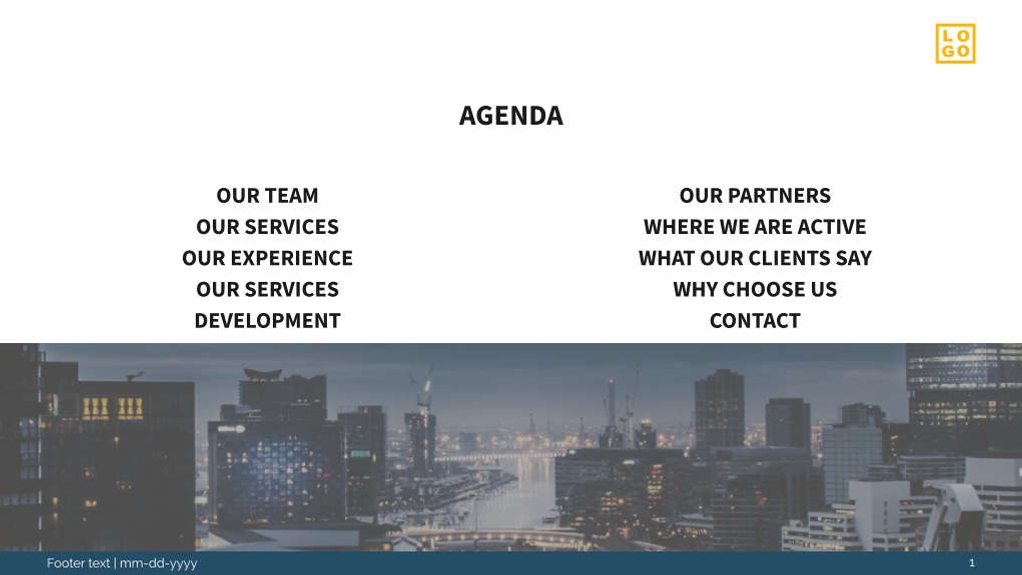 Free presentation security template