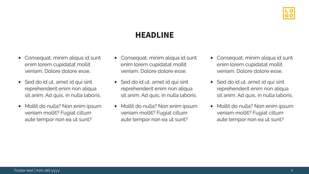 Free presentation security template