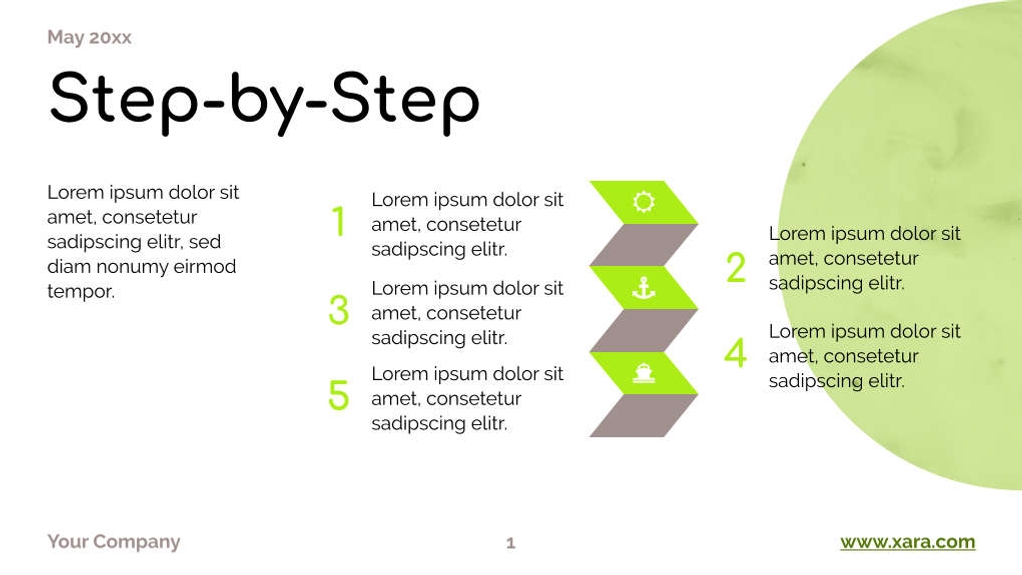 Free präsentationen social media strategy template