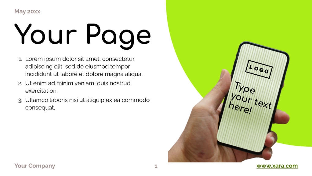 Free präsentationen social media strategy template