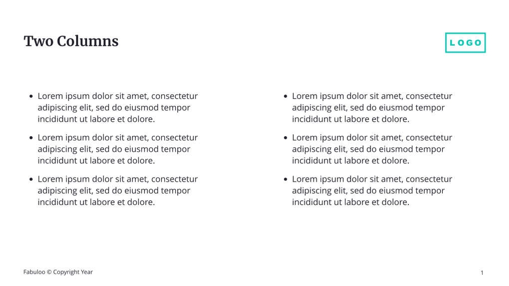 Free presentation software service template