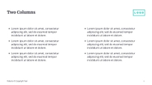 Free presentation software service template