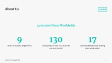 Free presentation software service template
