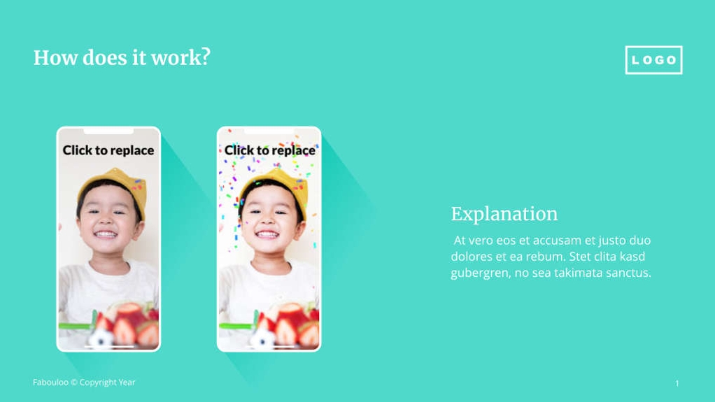 Free presentation software service template