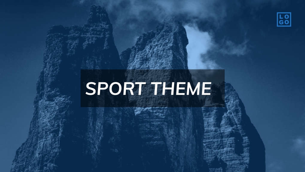 Free presentation sport template