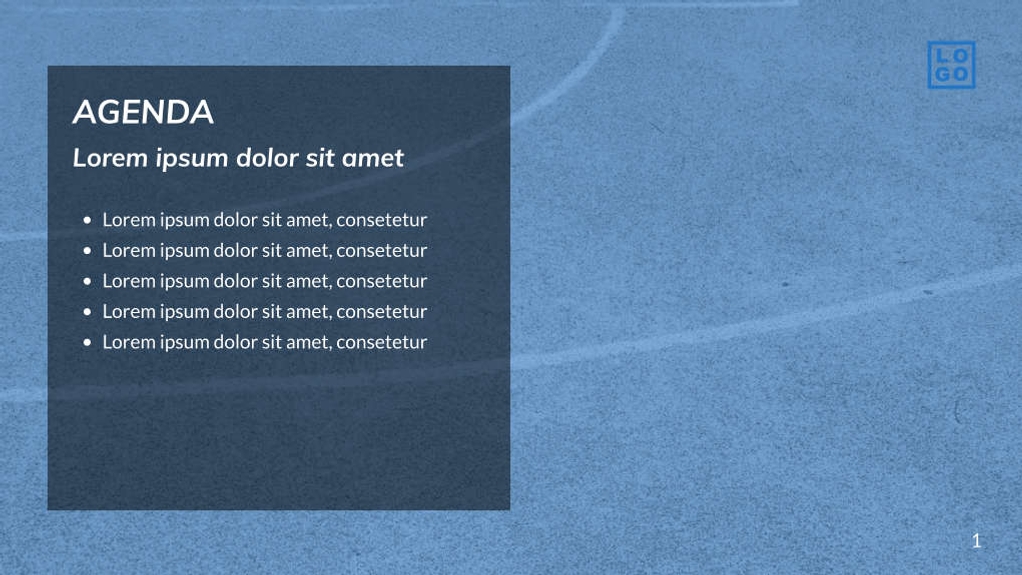 Free presentation sport template
