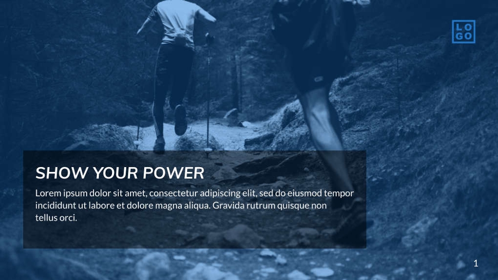 Free presentation sport template
