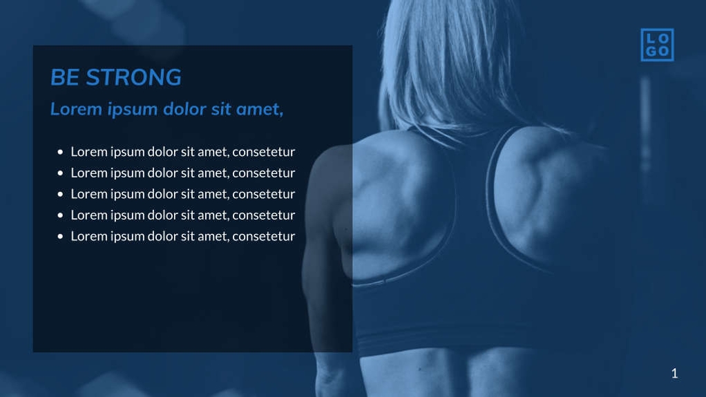 Free presentation sport template