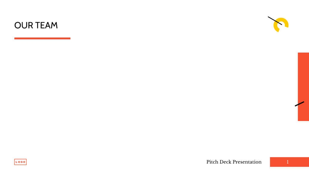 Free presentation startup pitch deck template