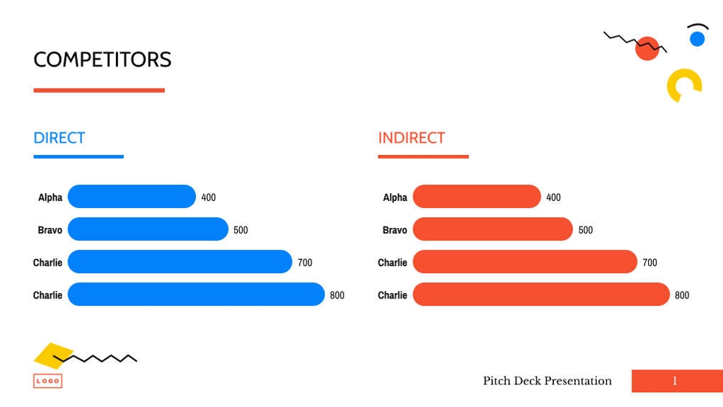 Free presentation startup pitch deck template