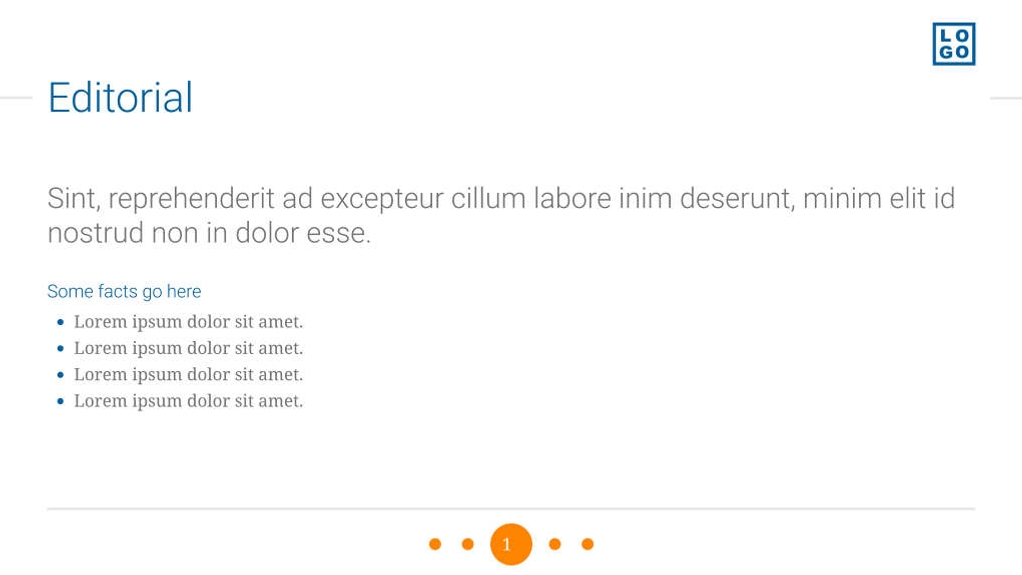 Free presentation stylo template