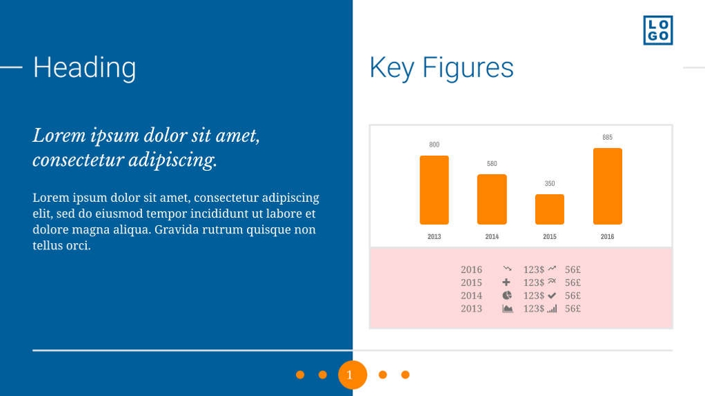 Free presentation stylo template