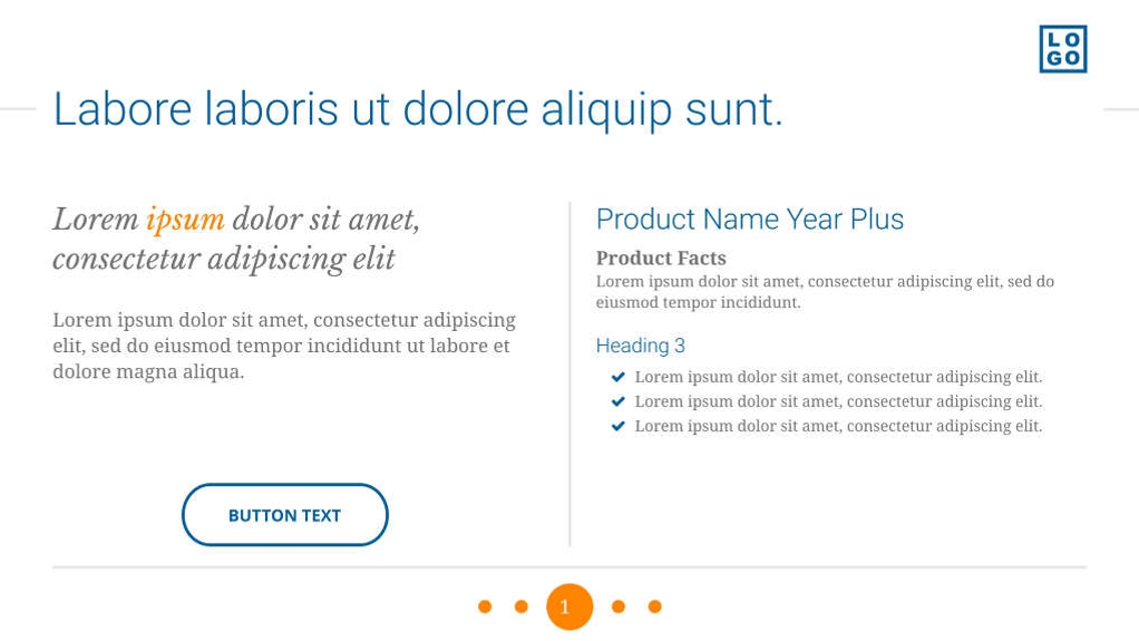 Free presentation stylo template