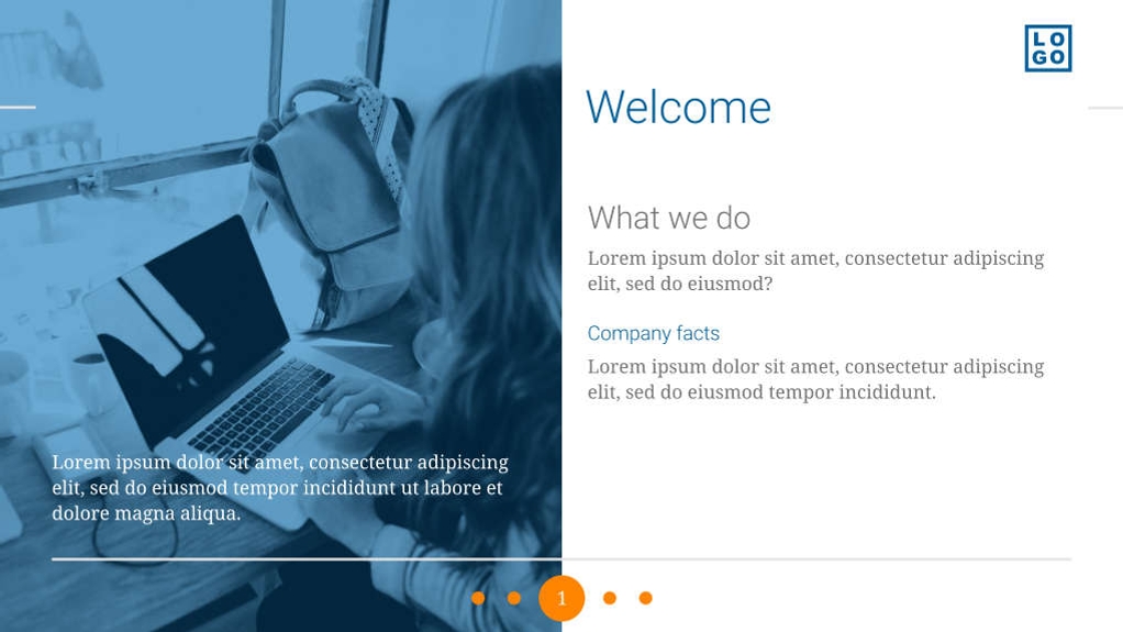 Free presentation stylo template
