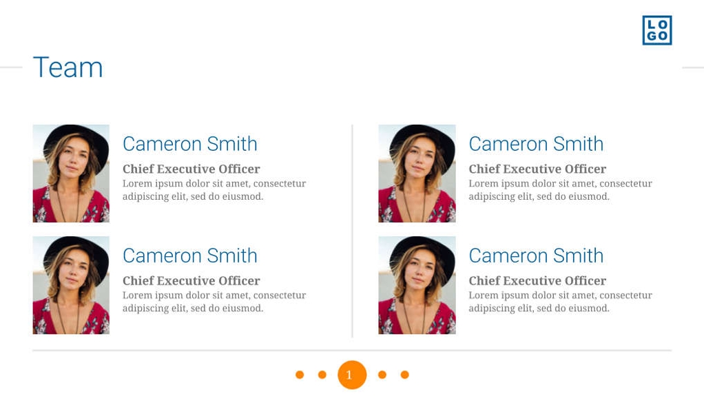 Free presentation stylo template