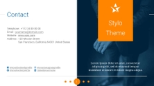 Free presentation stylo template