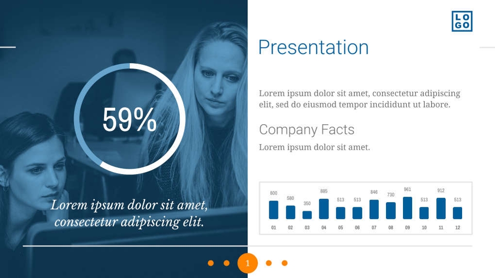 Free presentation stylo template