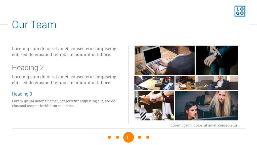 Free presentation stylo template