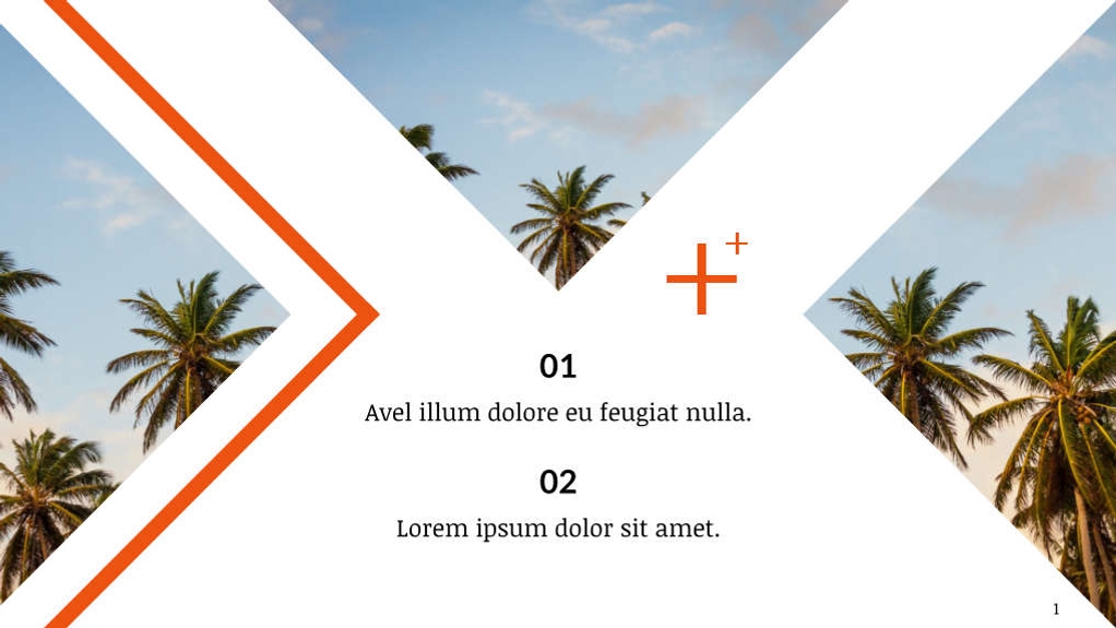 Free presentation summer template