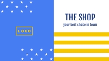 Free presentation the shop template