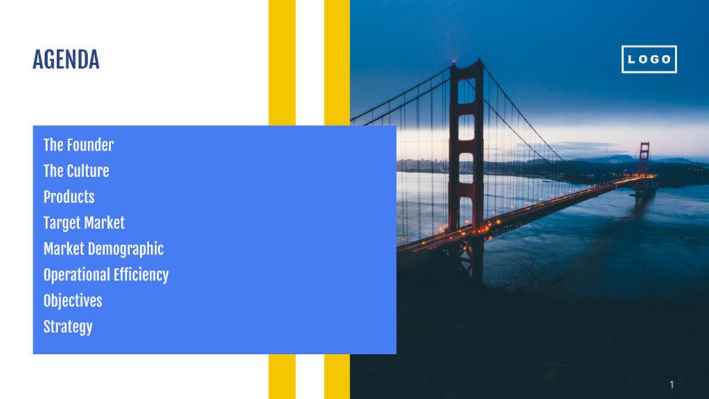 Free presentation the shop template