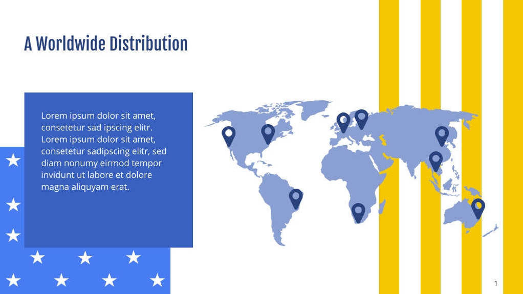 Free presentation the shop template