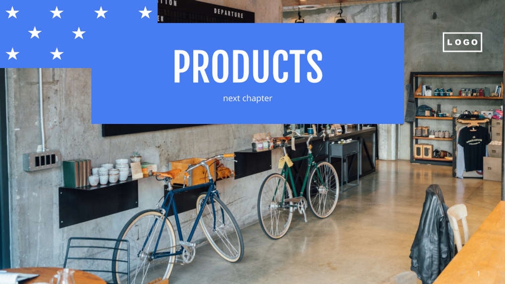 Free presentation the shop template