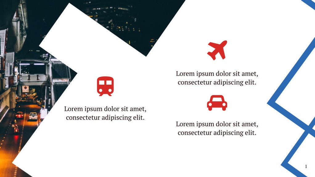 Free presentation transport template
