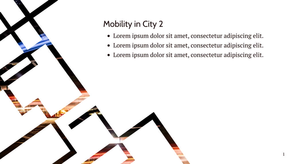 Free presentation transport template