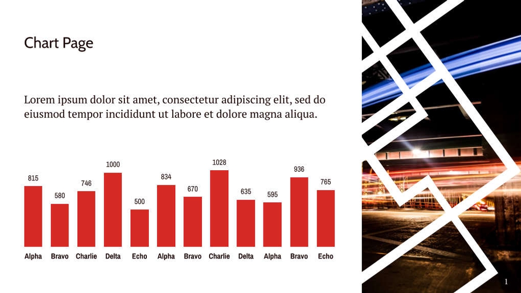 Free presentation transport template