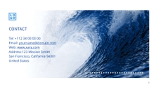 Free presentation water template