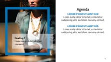 Free presentation work template