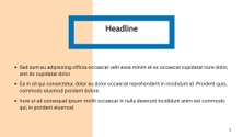 Free presentation work template