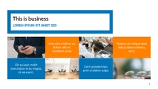 Free presentation work template
