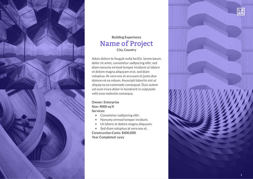 Free proposal architecture template