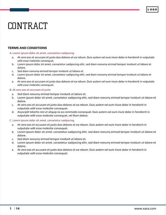 Free proposal data analytics template