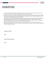Free proposal data analytics template