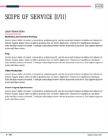 Free proposal data analytics template