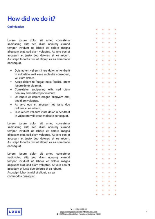Free proposal digital marketing template