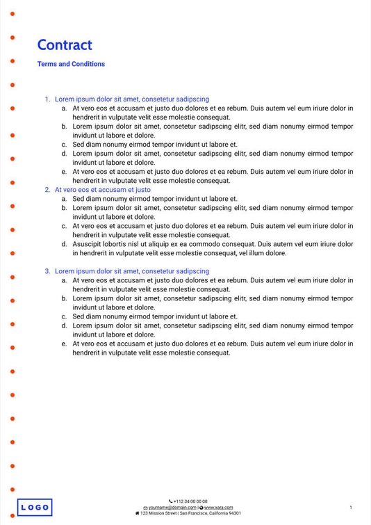 Free proposal digital marketing template